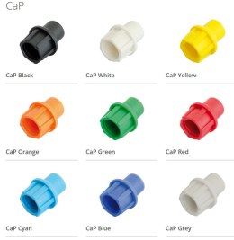 Paczka gumek CaP System 10szt. mix kolorów TELECOM SECURITY