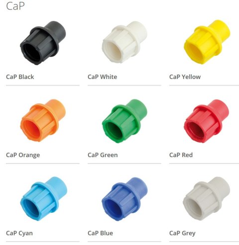 Paczka gumek CaP System 10szt. mix kolorów TELECOM SECURITY