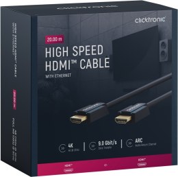 CLICKTRONIC Kabel HDMI 1.4 Full HD 20m CLICKTRONIC
