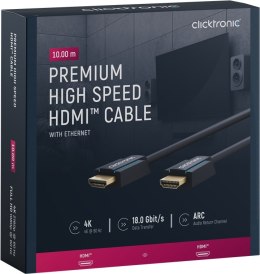 CLICKTRONIC Kabel HDMI 2.0 4K 60Hz 10m CLICKTRONIC