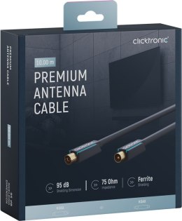 CLICKTRONIC Przyłącze TV IEC kabel antenowy 10m CLICKTRONIC