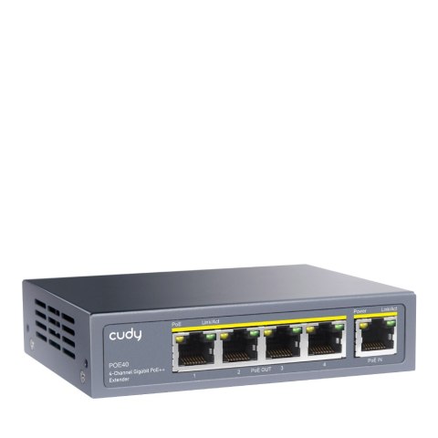 Extender PoE++ przedłużacz 1x4 PoE+ Gigabit POE40 Cudy