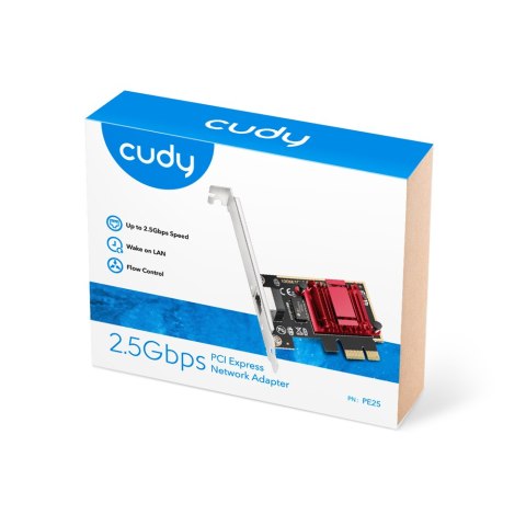 Karta sieciowa PCI-E 2.5 Gbps Cudy PE25 Cudy