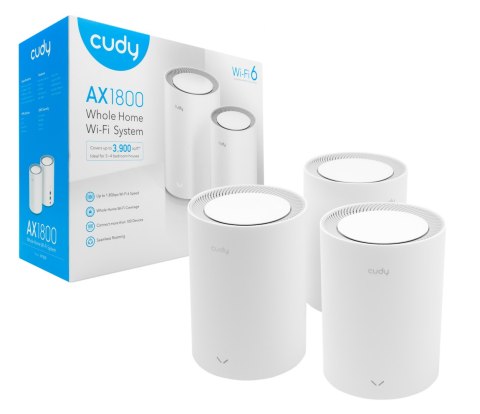 Router MESH Cudy M1800 LAN/WAN Wi-Fi 6 AX1800 3x Cudy