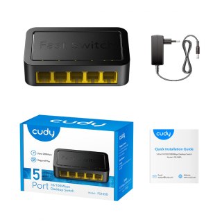 SWITCH LAN 5-port FS105D 10/100 Mbps Fast Cudy