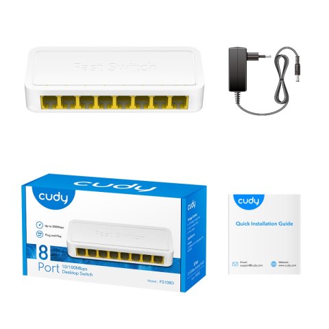 SWITCH LAN 8-port FS108D 10/100 Mbps Fast Cudy