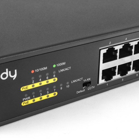 SWITCH PoE+ 10-port GS1010P 120W 1Gbps VLAN CCTV Cudy