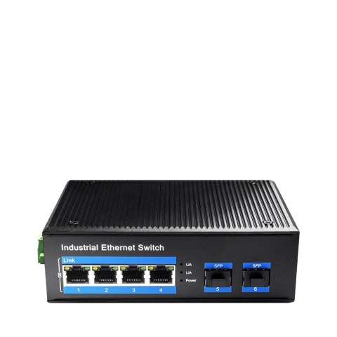 SWITCH PoE 4xRJ45 2xSPF IG1004S2 1Gbps przemysłowy Cudy