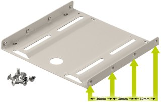 Adapter dysku twardego 2.5" na 3.5" beżowy Goobay Goobay