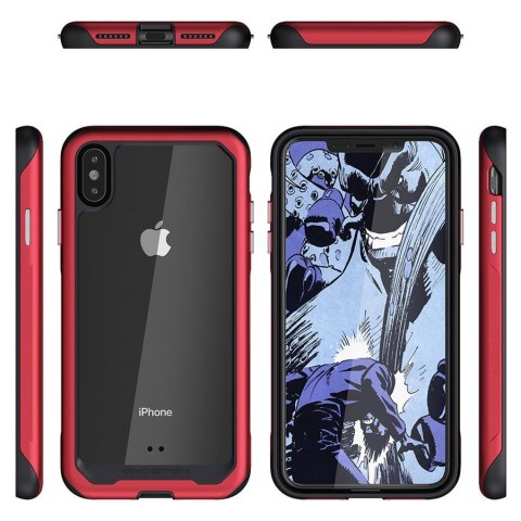 Etui Atomic Slim 2 Apple iPhone Xs Max czerwony GHOSTEK