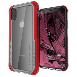 Etui Cloak 4 Apple iPhone Xs czerwony GHOSTEK