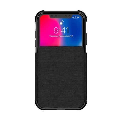 Etui Exec 3 Apple iPhone Xr czarny GHOSTEK