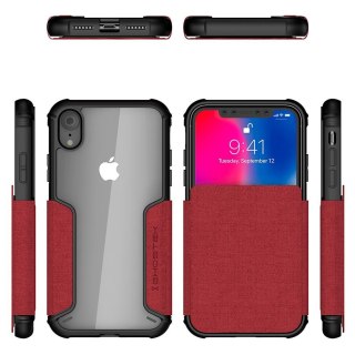 Etui Exec 3 Apple iPhone Xr czerwony GHOSTEK