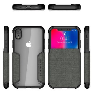 Etui Exec 3 Apple iPhone Xr szary GHOSTEK