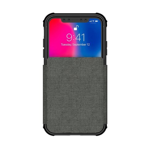 Etui Exec 3 Apple iPhone Xr szary GHOSTEK