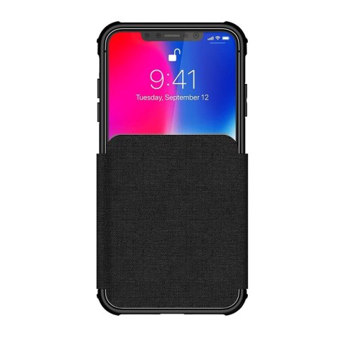 Etui Exec 3 Apple iPhone Xs Max czarny GHOSTEK