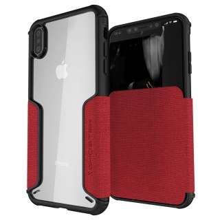 Etui Exec 3 Apple iPhone Xs Max czerwony GHOSTEK