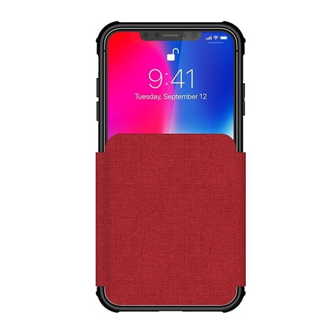 Etui Exec 3 Apple iPhone Xs Max czerwony GHOSTEK