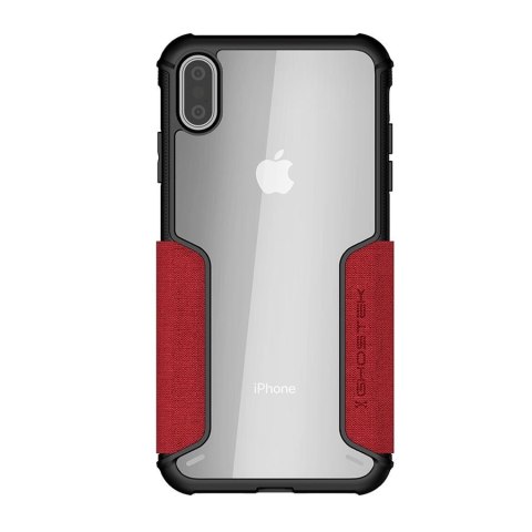 Etui Exec 3 Apple iPhone Xs Max czerwony GHOSTEK