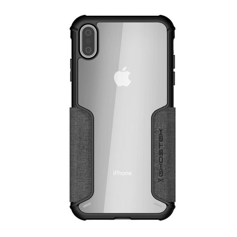 Etui Exec 3 Apple iPhone Xs Max szary GHOSTEK