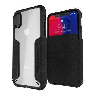 Etui Exec 3 Apple iPhone Xs czarny GHOSTEK