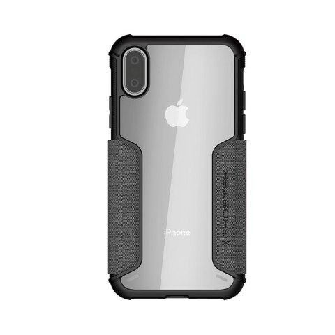 Etui Exec 3 Apple iPhone Xs szary GHOSTEK