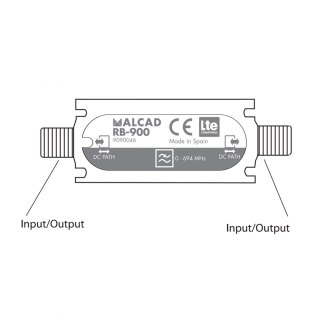 Filtr LTE 5G ekranowany Alcad RB-900 C48 0-694 MHz Alcad