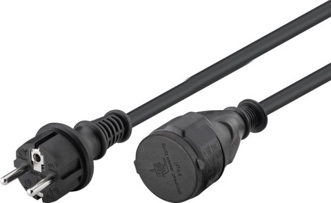 Przedłużacz kabel elektr z uziemieniem Goobay 10m