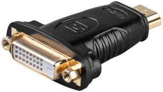 Adapter wtyk HDMI / gniazdo DVI-D 24+1 Goobay Goobay