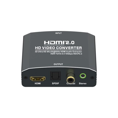 Extractor HDMI-HDMI + Audio SPDIF lub R/L SPH-AE09 SPACETRONIK