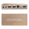Extractor HDMI-HDMI + Audio SPDIF lub R/L SPH-AE10 SPACETRONIK