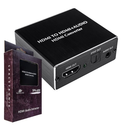 Extractor HDMI-HDMI + Audio SPDIF/Jack3.5 SPH-AE02 SPACETRONIK