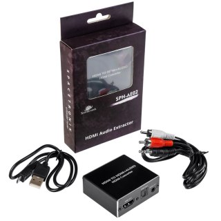 Extractor HDMI-HDMI + Audio SPDIF/Jack3.5 SPH-AE02 SPACETRONIK