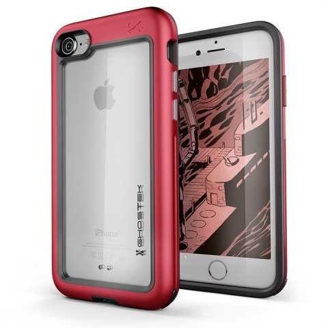 Etui Atomic Slim Apple iPhone 7 8 czerwony GHOSTEK