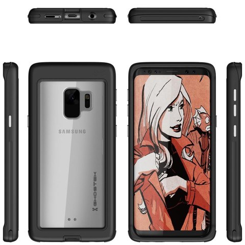 Etui Atomic Slim Samsung Galaxy S9 czarny GHOSTEK