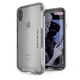 Etui Cloak 3 Apple iPhone Xs srebrny GHOSTEK