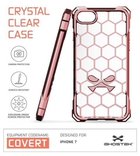 Etui Covert Apple iPhone 7 8 szary GHOSTEK