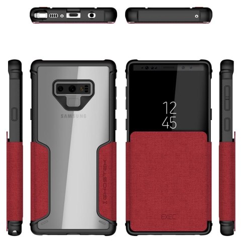 Etui Exec 3 Samsung Galaxy Note9 czerwony GHOSTEK