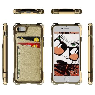 Etui Exec Apple iPhone 7 8 złoty GHOSTEK