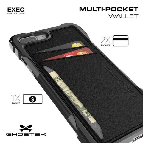 Etui Exec Apple iPhone 7 Plus 8 Plus złoty GHOSTEK