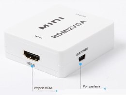 Konwerter HDMI na VGA + audio SPH-VA01 SPACETRONIK