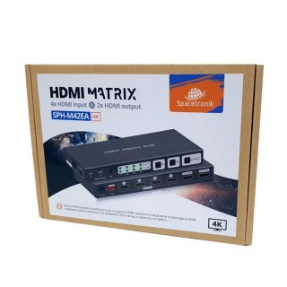 Matrix HDMI 4/2 Spacetronik SPH-M42EA 4K SPACETRONIK