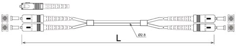 Patchcord światłowodowy LWL SC-SC OM2 DUPLEX 10m