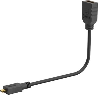 Adapter wt. micro HDMI - gn. HDMI 4K Goobay 15cm Goobay