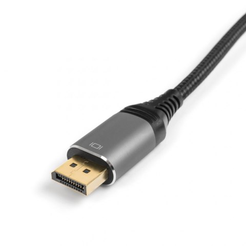 Kabel DP HDMI 1.4 8K Spacetronik KDH-SPA010 1m SPACETRONIK