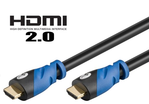 Kabel HDMI 2.0 Goobay Premium 4K 60Hz 0.5m Goobay