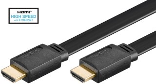 Kabel HDMI Goobay High Speed Płaski - 3m Goobay