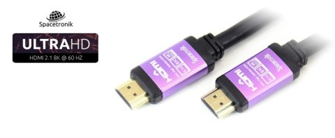 Kabel HDMI Spacetronik Premium 2.1 SH-SPX010 1m SPACETRONIK