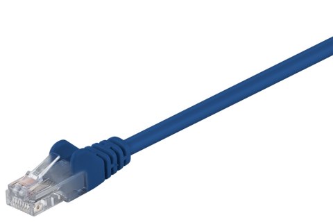 Kabel LAN Patchcord CAT 5E 0.5m niebieski Goobay