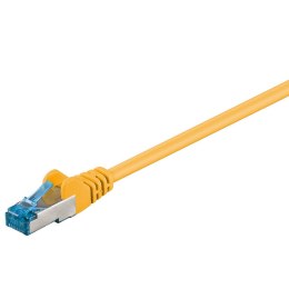 Kabel LAN Patchcord CAT 6A S/FTP żółty 0,25m Goobay